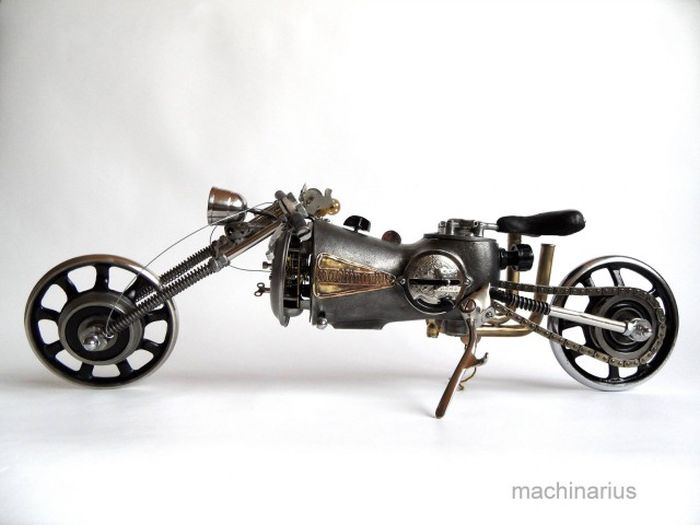 Awesome Steampunk Robots By Mashinarius