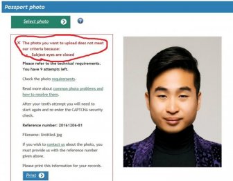 Asian Man Reacts After New Zealand Rejects His Passport Photo