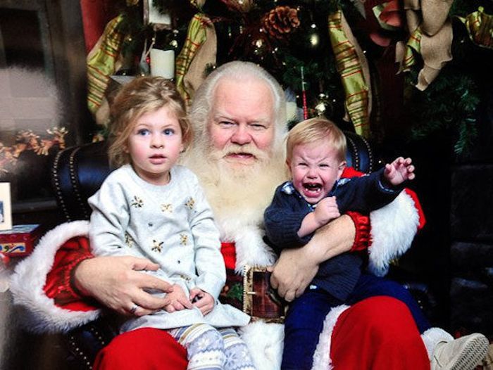 The Horrifying Reality Of Taking Your Kids To See Santa