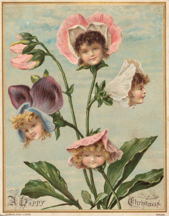 Weird And Creepy Christmas Cards From The Victorian Era