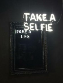 Interesting Mirror Reflections With Dual Messages