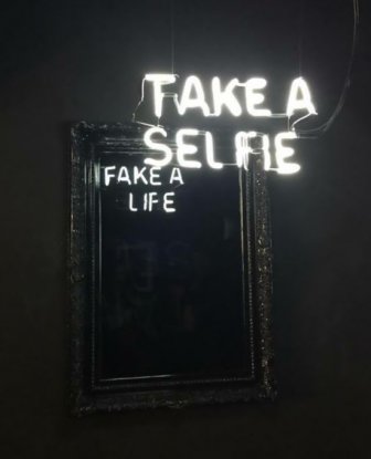 Interesting Mirror Reflections With Dual Messages