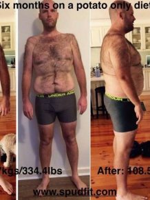 Man Goes Through Big Transformation After Committing To A Potato Diet