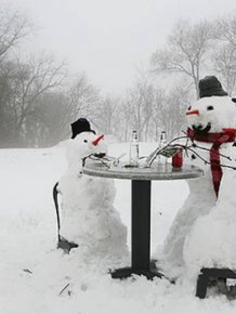 What It Looks Like When A Snowman Becomes A Work Of Art