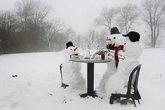 What It Looks Like When A Snowman Becomes A Work Of Art