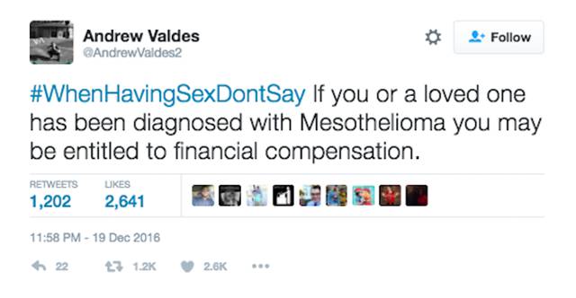 Twitter Users Reveal The Things You Definitely Shouldn't Say During Sex