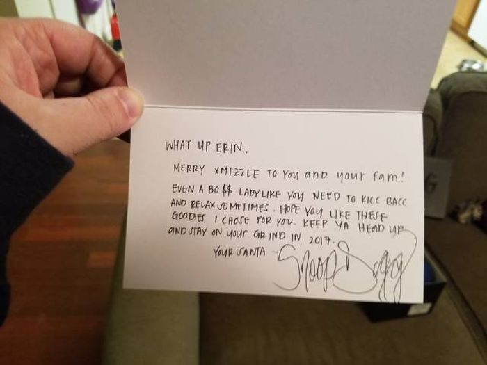 Snoop Dogg Hooked His Reddit Secret Santa Up With Some Goodies
