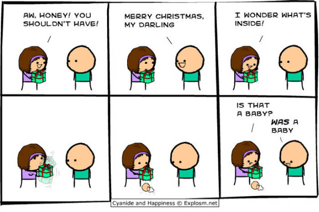 Hilarious And Awkward Cyanide And Happiness Christmas Comics