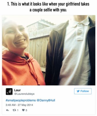 21 Moments That Guys With Short Girlfriends Will Relate To