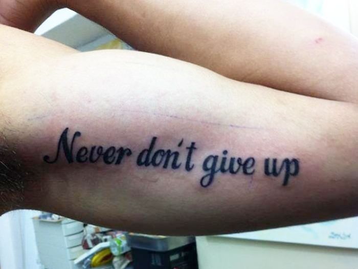 Tattoos Designed For People Who Are Stupid