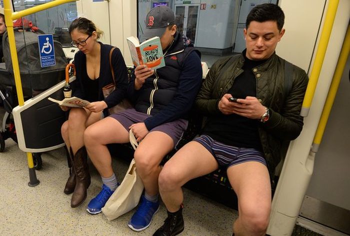 Subway Riders Around The World Enjoy No Pants Day