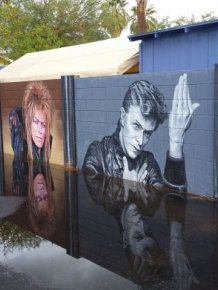Artists Creates Incredible David Bowie Tribute In Phoenix