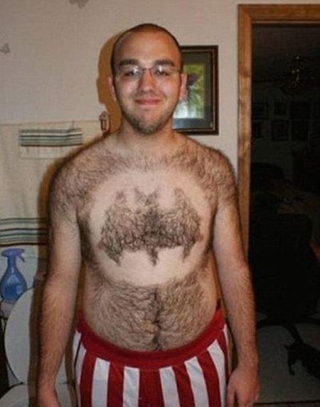 Clever Men Get Creative With Their Body Hair