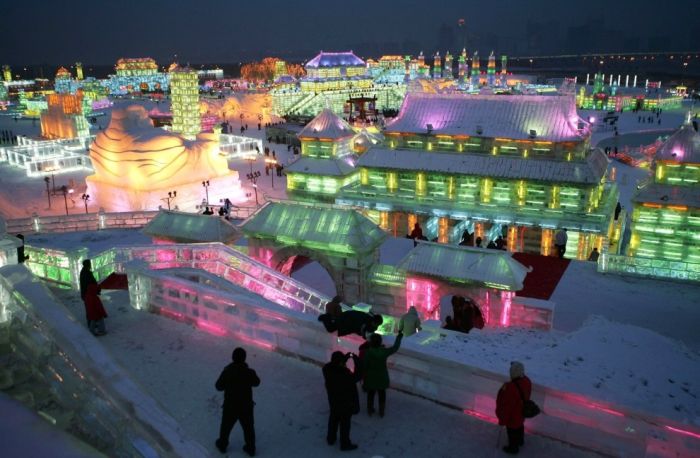 There Is An Entire City Made Out Of Ice In China