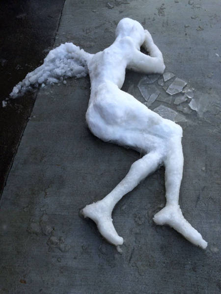 In Japan People Turn Snow Into Art Masterpieces