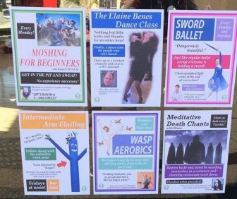 Someone Added Hilarious Fake Dance Classes To A Local Dance Studio