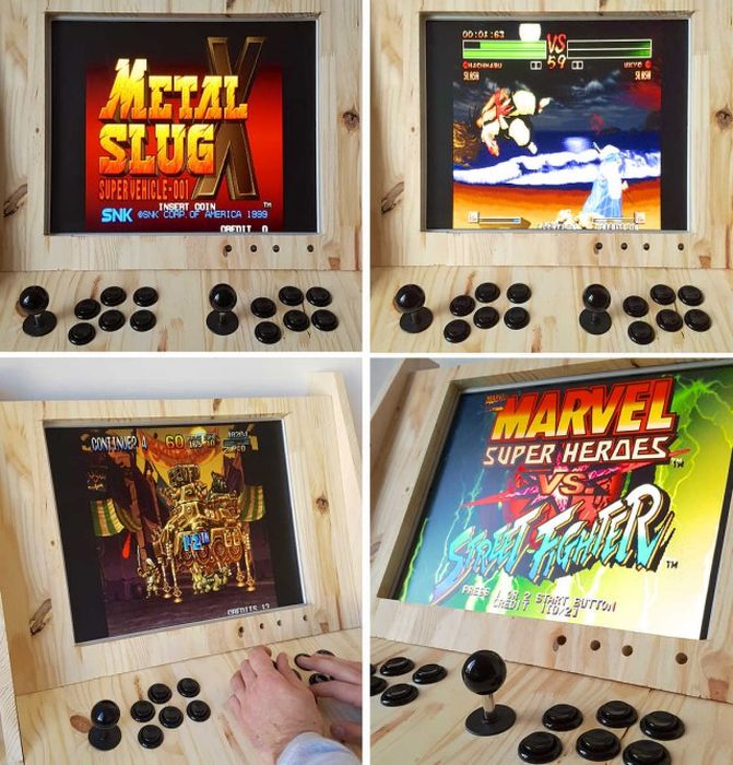 Guy Builds One A Kind Arcade Game Cabinet