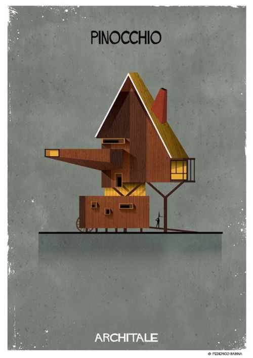 Architect Imagines The Homes Of Fairy Tale Characters