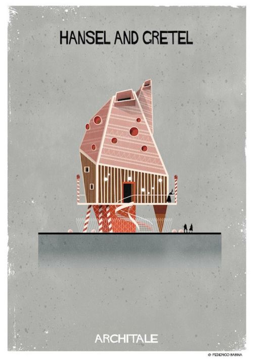 Architect Imagines The Homes Of Fairy Tale Characters