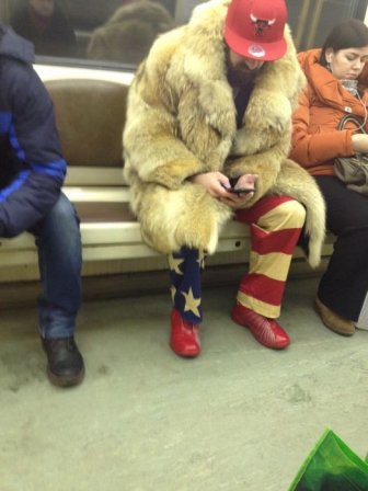 You Can See Some Bizarre Sights While Riding The Subway In Russia