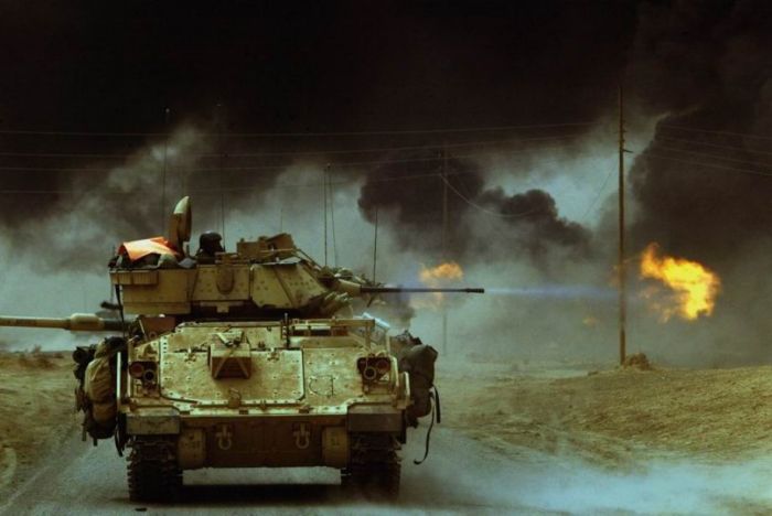 A Collection Of Photos Showing Army Tanks In Action