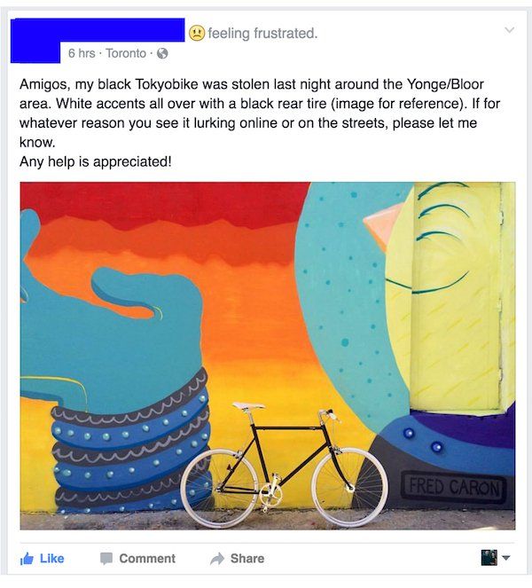 Moron Gets Busted While Trying To Sell A Stolen Bike