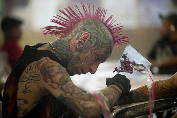 Proof That There Is Such A Thing As Too Much Piercing And Tattooing