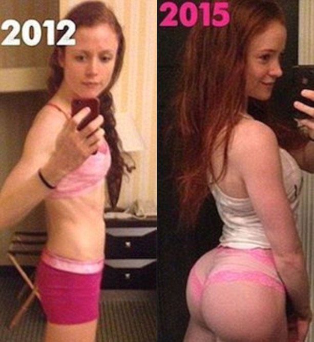 Girl Shows Off Her Gorgeous Body Before And After Going To The Gym