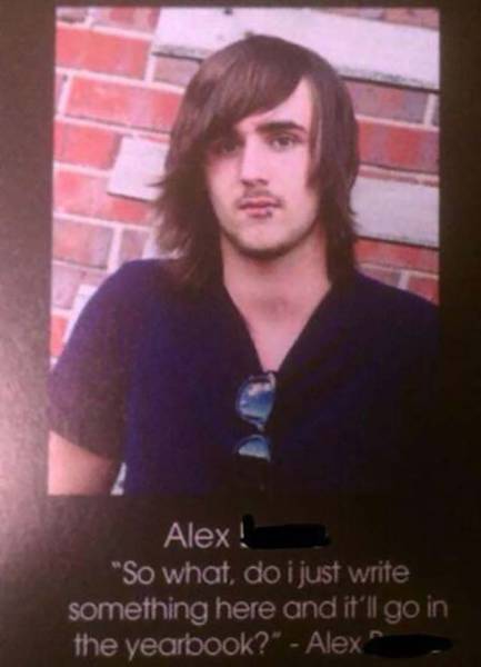 The Best Yearbook Entries In The History Of Yearbooks