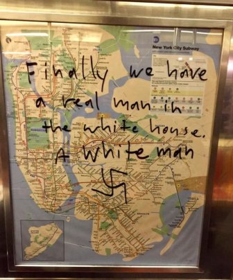 Passengers Clean Up Hateful Messages In New York City Subway Cars