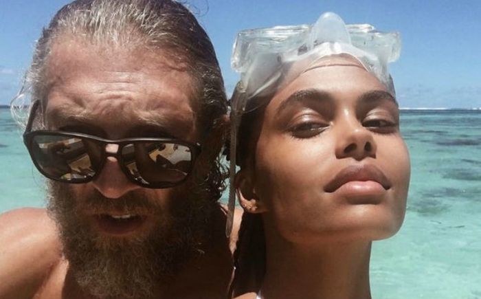 Vincent Cassel Spotted In Ibiza With Model Tina Kunakey