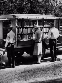 Before Amazon People Got Their Books From Bookmobiles