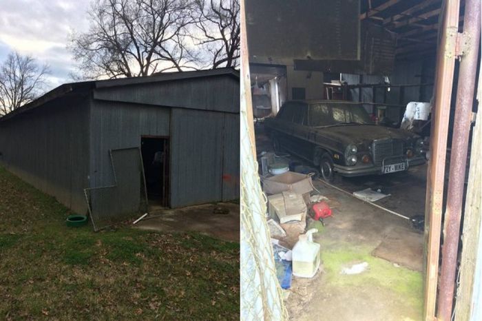 Untouched Mercedes-Benz Discovered In An Old Barn