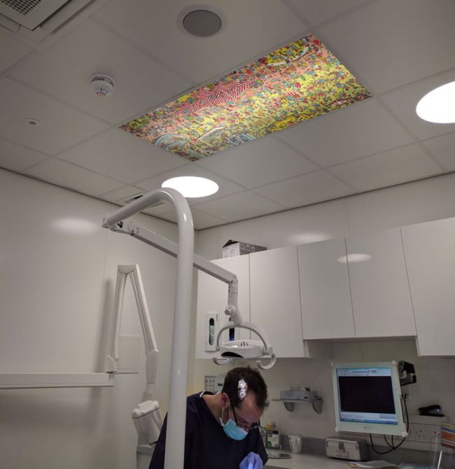 This Dentist Has The Perfect Ceiling