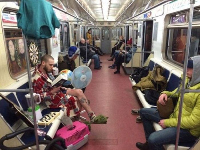 Subway Trains Are Like An Underground Incubator For Freaks