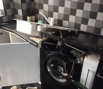 Washing Machine Explodes And Destroys Man's Room