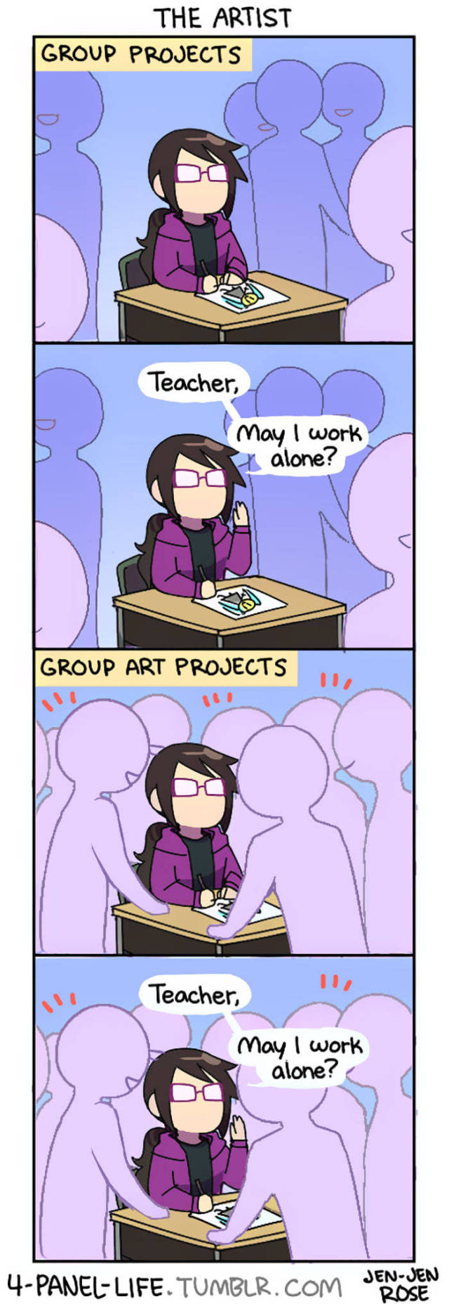 An Artist's Life Is Far From Easy