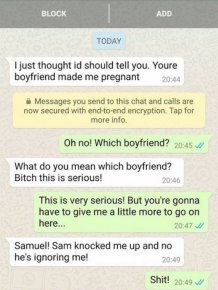 Pregnant Side Chick Gets Trolled After Texting The Wrong Number