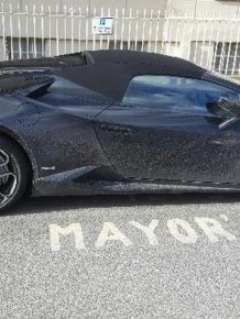 Lamborghini Owner Gets Massive Fines For Parking In The Mayor's Spot