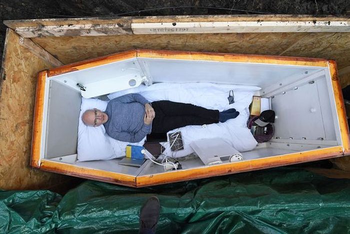 Man Gets Buried Alive In Coffin Underneath City Street