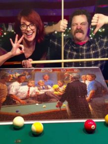 Nick Offerman And Megan Mullaly Prove They're The Perfect Couple