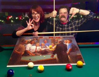 Nick Offerman And Megan Mullaly Prove They're The Perfect Couple