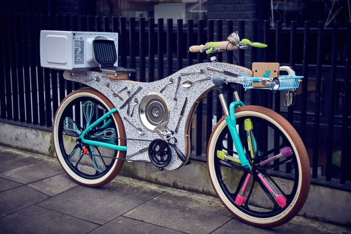 This Bike Was Constructed Using Kitchen Utensils 1 