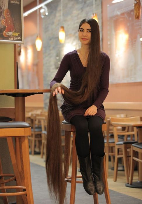 Latvian Rapunzel's Hair Is Insane
