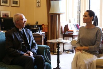 Angelina Jolie Forgot To Wear A Bra When She Met The Archbishop Of Canterbury