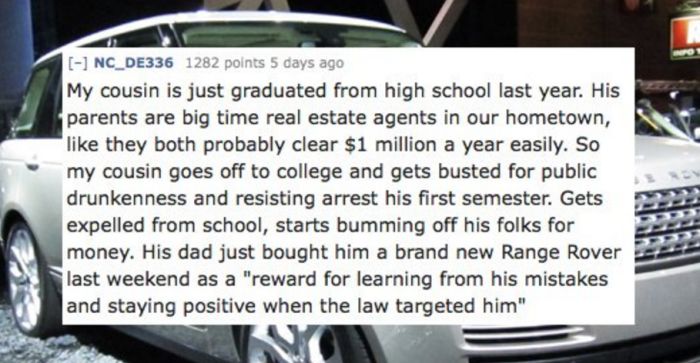 People Share The Most Terrible Cases Of Rich Kid Syndrome