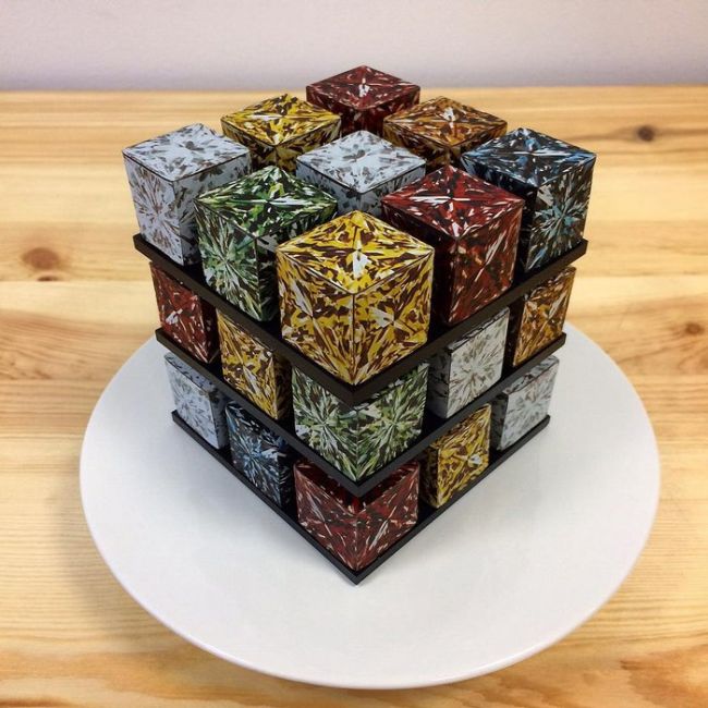 Rubik’s Cakes Are Too Cool To Eat