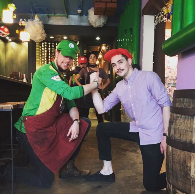 Fans Rush To Super Mario Themed Bar In Washington