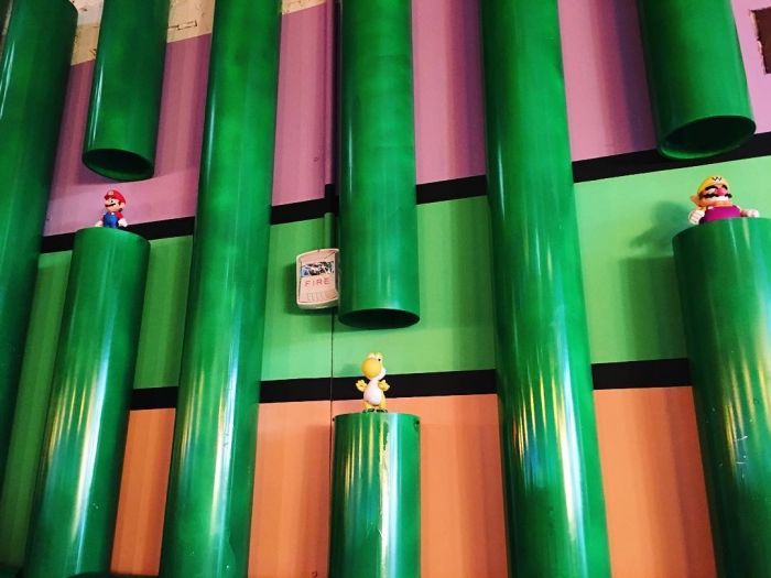 Fans Rush To Super Mario Themed Bar In Washington