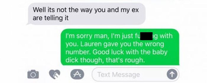 Guy Gets Trolled Over Wrong Number Text About His Dick